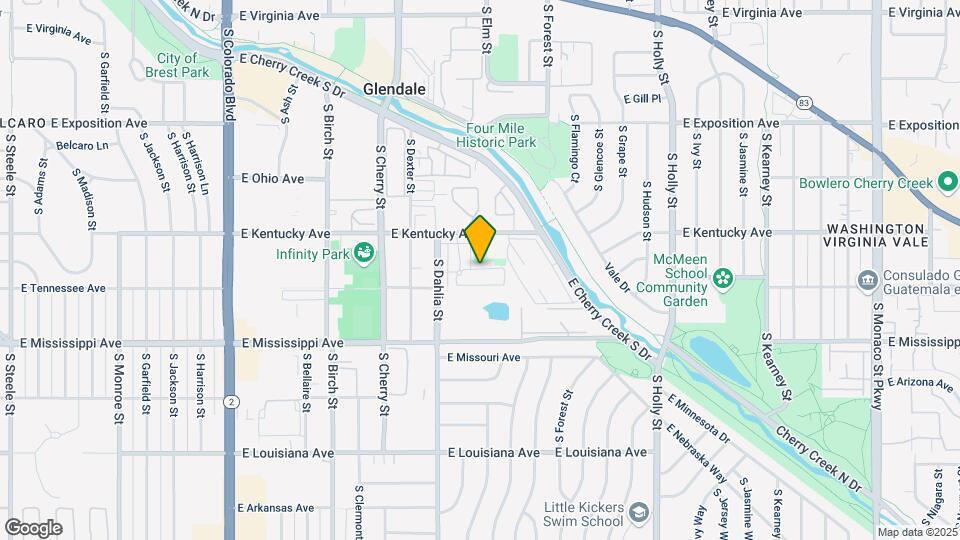 4860 E Kentucky Ave, Unit C Map and Location Details