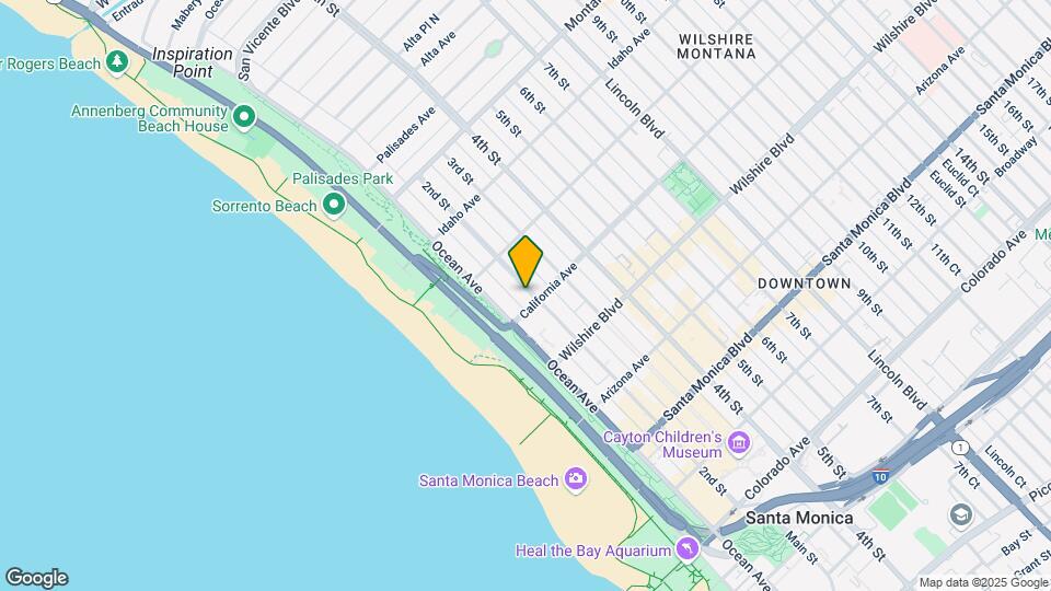 123 California Ave Mapa y Detalles de la Ubicación