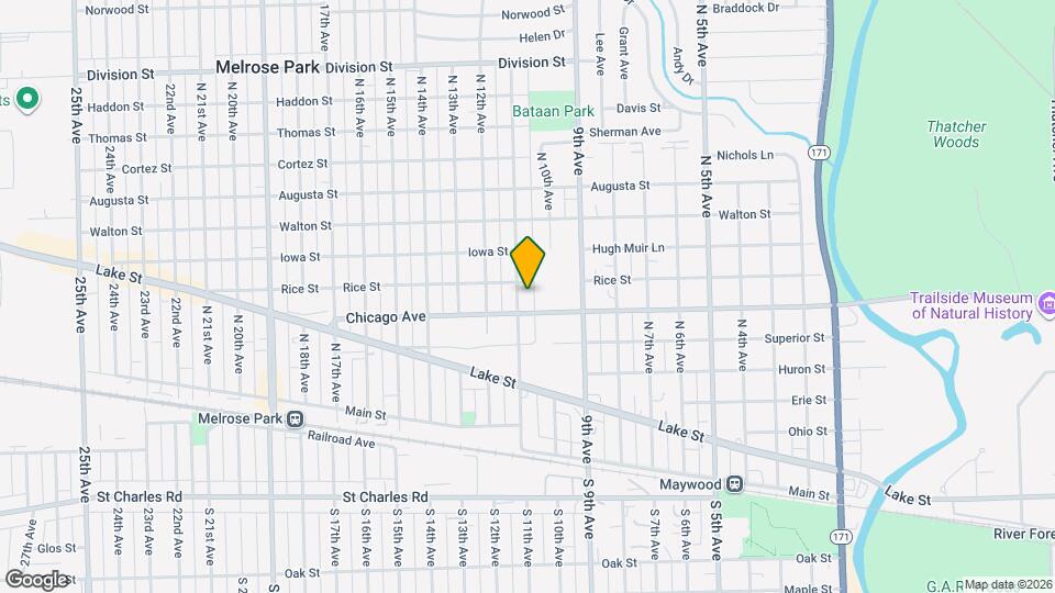 711 N 11th Ave, Unit 1 Map and Location Details