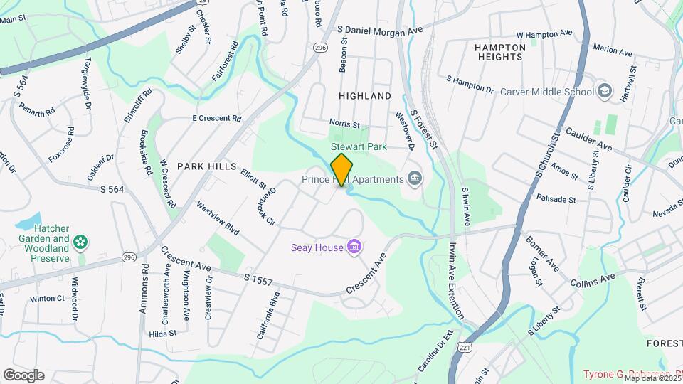 407 Yardley Ct, Unit B Map and Location Details