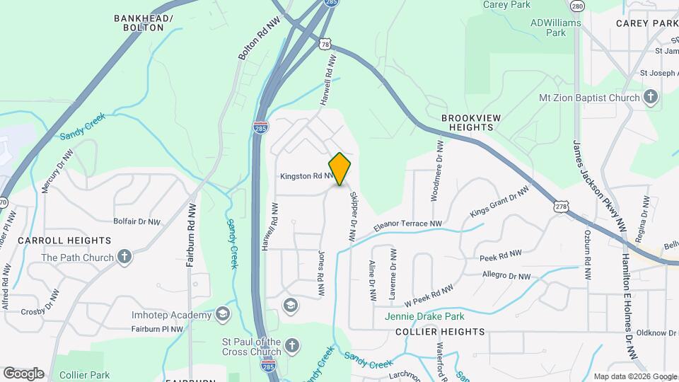 2385 Jones Rd NW Mapa y Detalles de la Ubicación