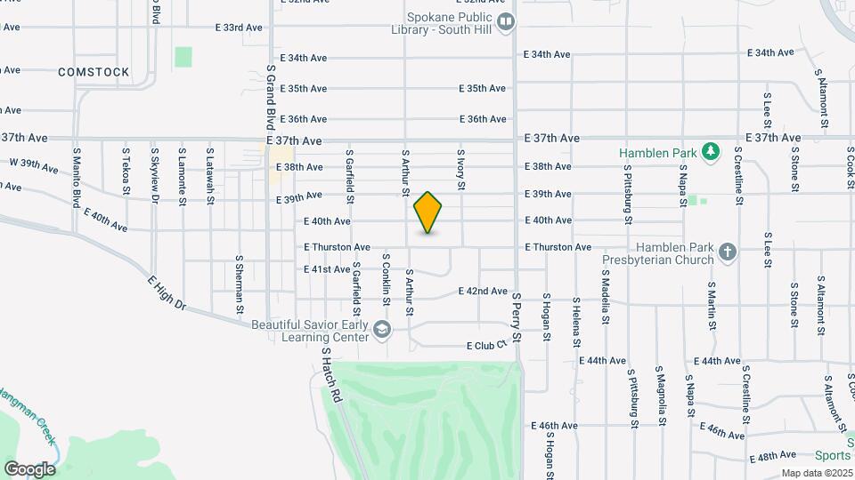 1019 E Thurston Ave Map and Location Details