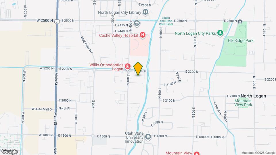 452 E 2170 N Map and Location Details