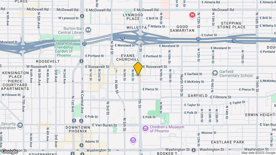 818 N 7th St Map and Location Details