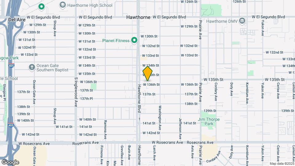 4375 W 136th St Map and Location Details