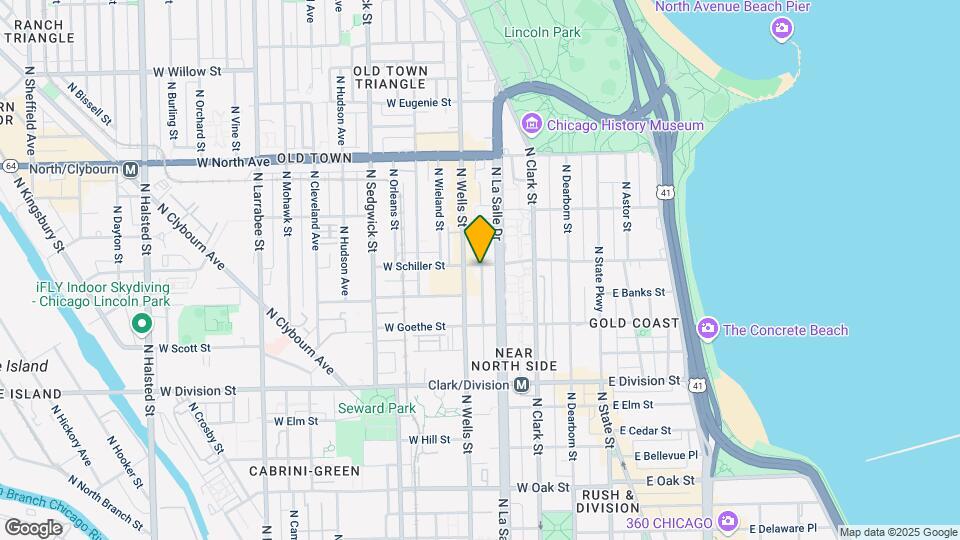 161 W Schiller St, Unit 1 Map and Location Details