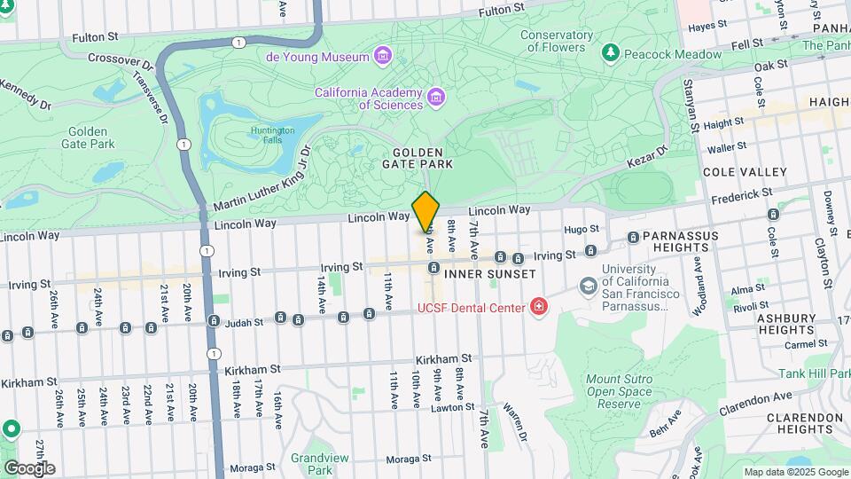 1257 9th Ave Map and Location Details