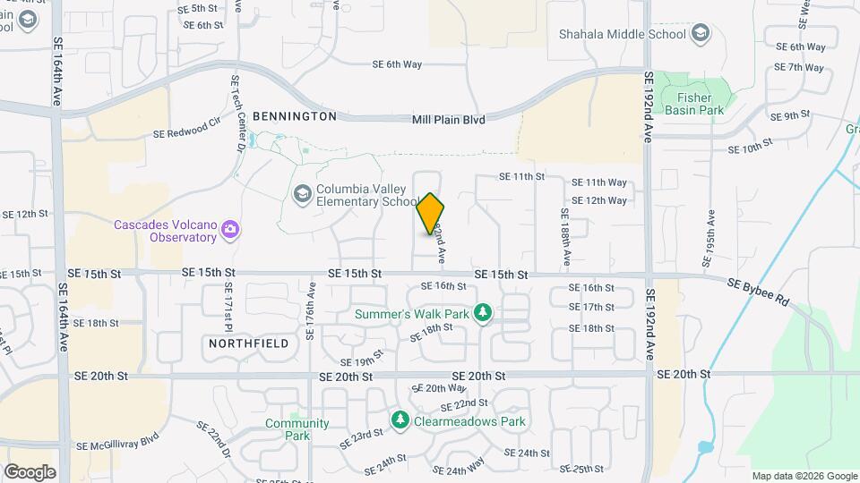 1312 SE 182nd Ave Map and Location Details