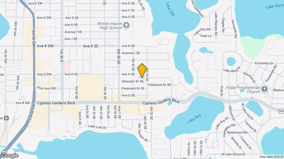 733 Oleander Dr SE Map and Location Details