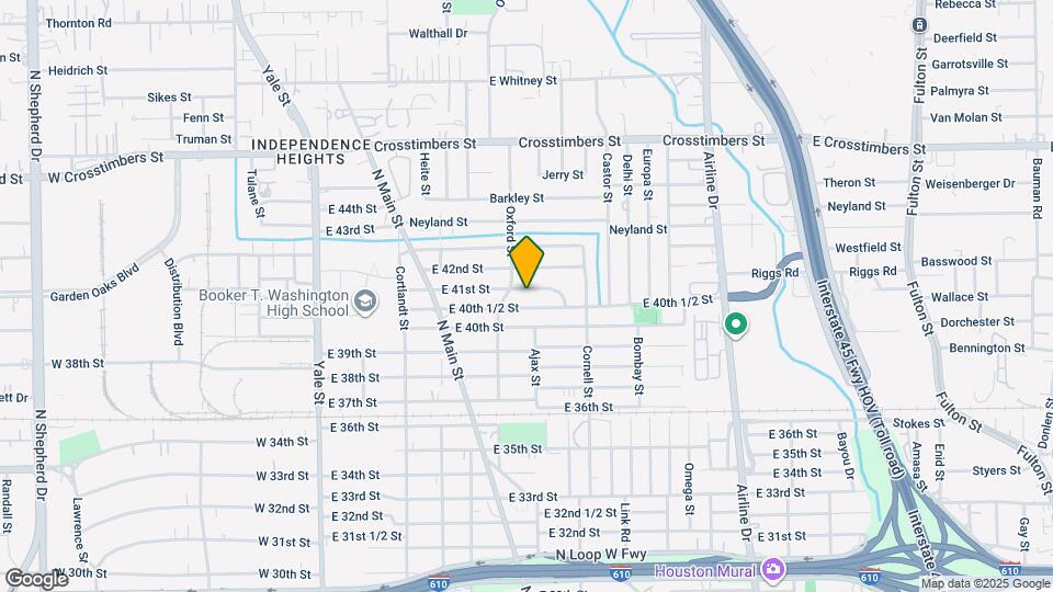 610 E 41st St Map and Location Details