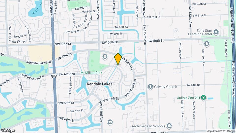 12913 SW 60th St Map and Location Details