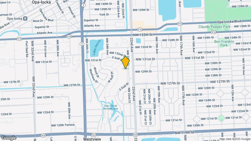 12900 NW 22nd Pl Map and Location Details