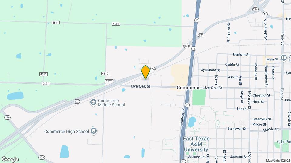 2300 Live Oak St Map and Location Details