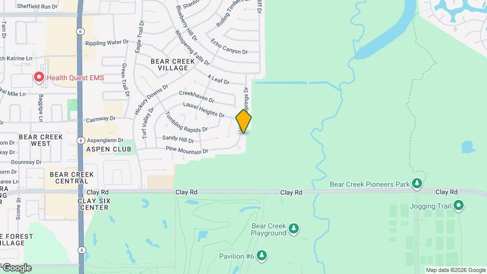 4510 Hidden Springs Dr Map and Location Details