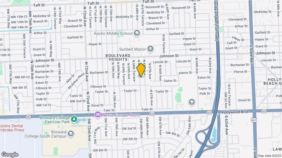 541 N 68th Way Mapa y Detalles de la Ubicación