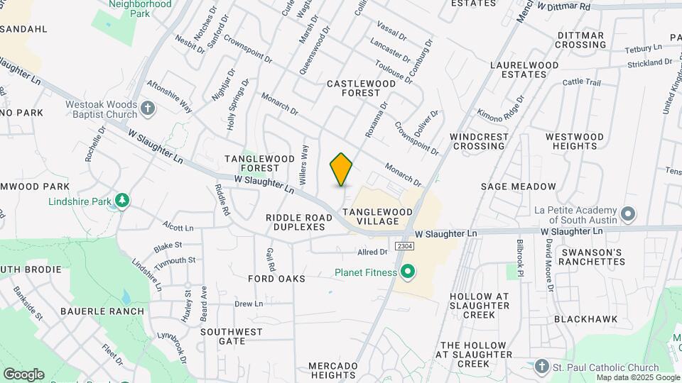 9806 Roxanna Dr Map and Location Details