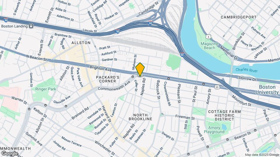 1090 Commonwealth Ave, Unit 400 Map and Location Details