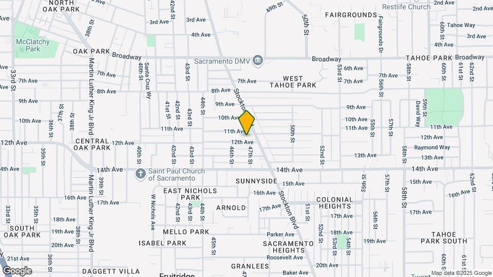 4649 12th Ave Map and Location Details