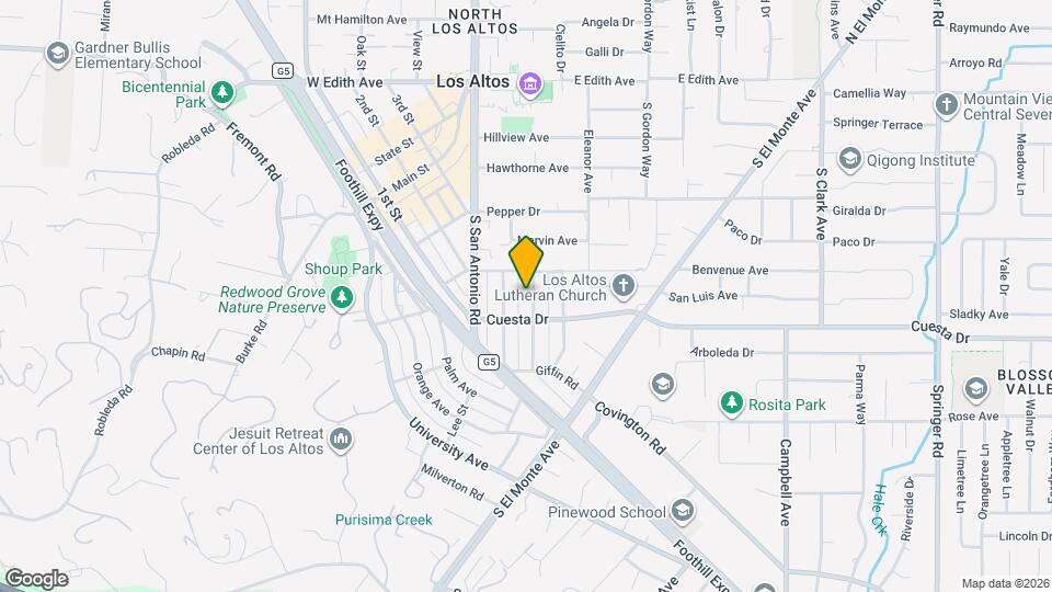 460 Lassen St Map and Location Details