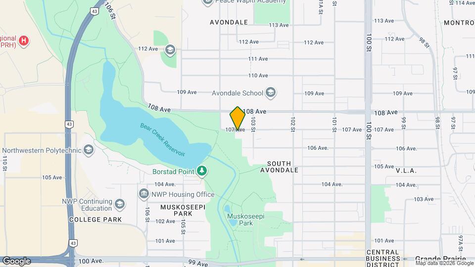 10311-10107 107 Ave Map and Location Details