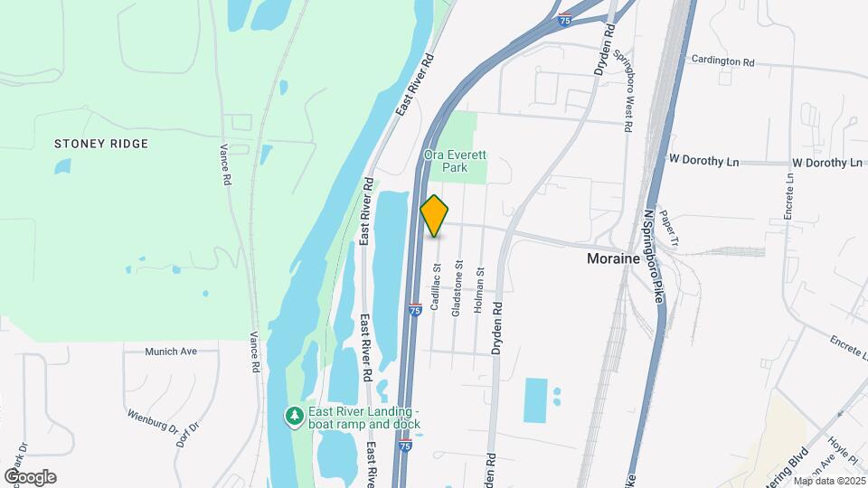 2717 Cadillac St Map and Location Details