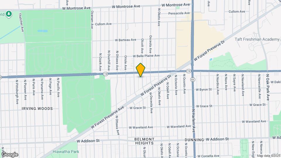 3948 N Olcott Ave Map and Location Details