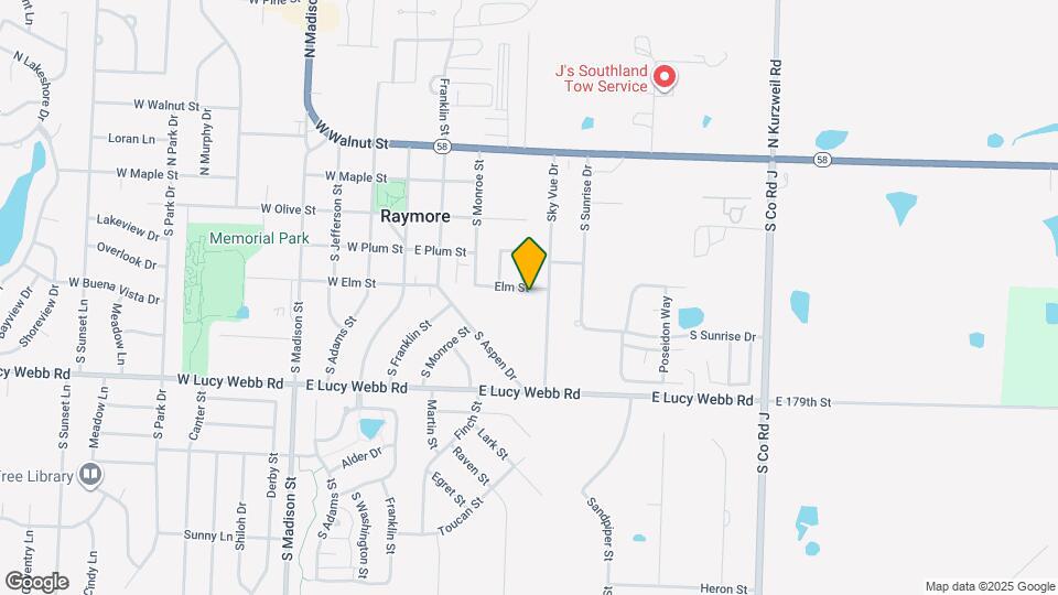 315 E Elm St Mapa y Detalles de la Ubicación