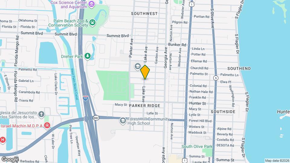 735 Colonial Rd Map and Location Details