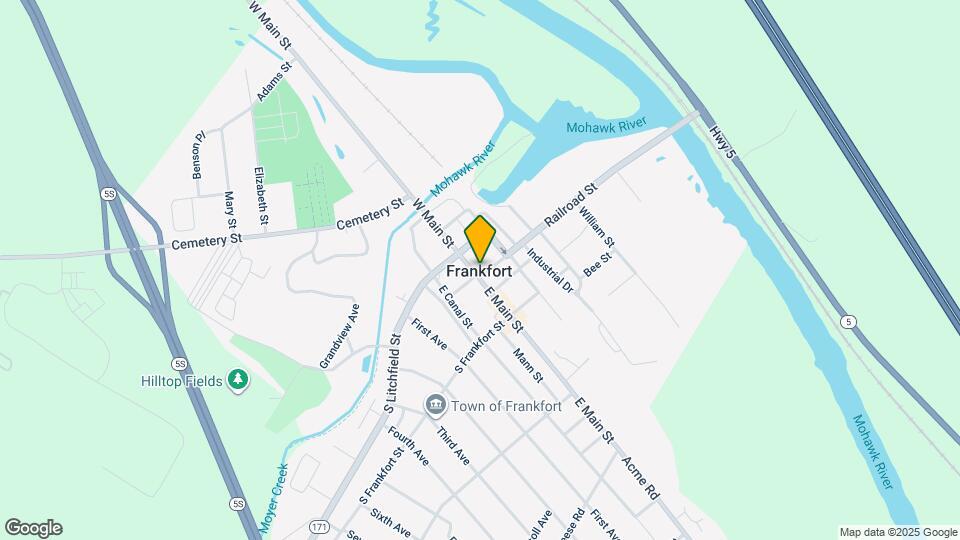 121 E Main St Map and Location Details