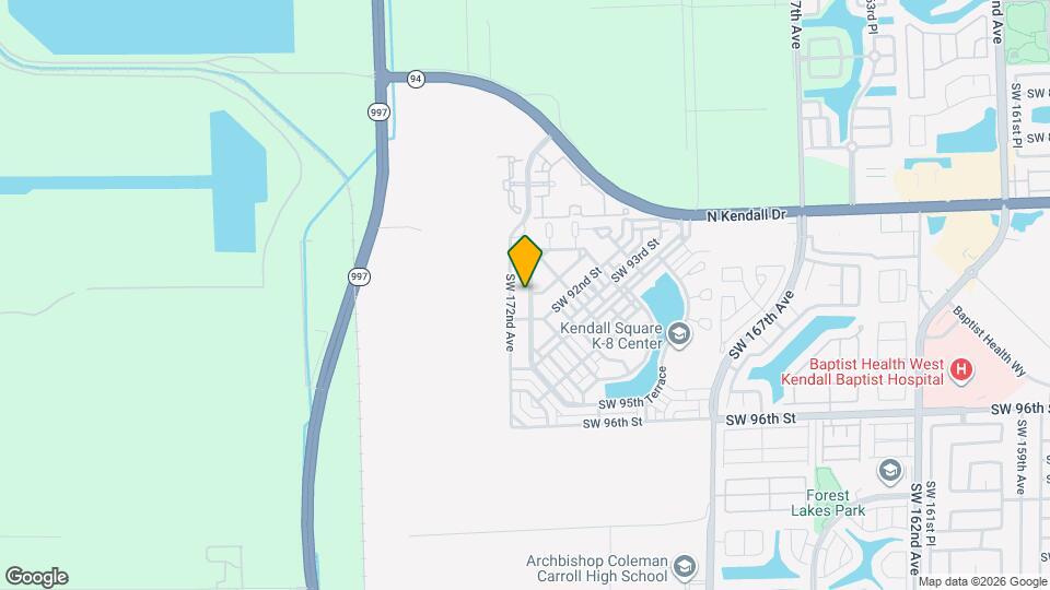 9160 SW 171st Ct Map and Location Details