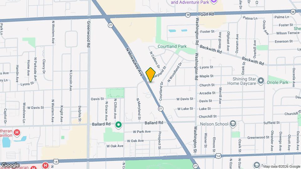 9201 N Milwaukee Ave Mapa y Detalles de la Ubicación