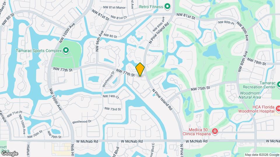 7657 NW 88th Terrace Map and Location Details