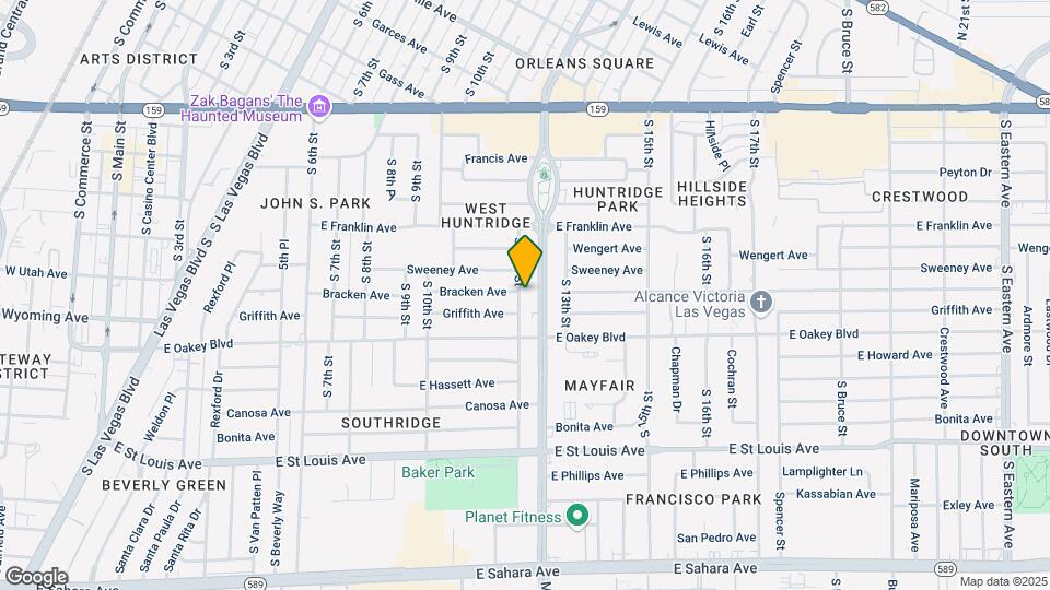 1501 S 11th St Map and Location Details
