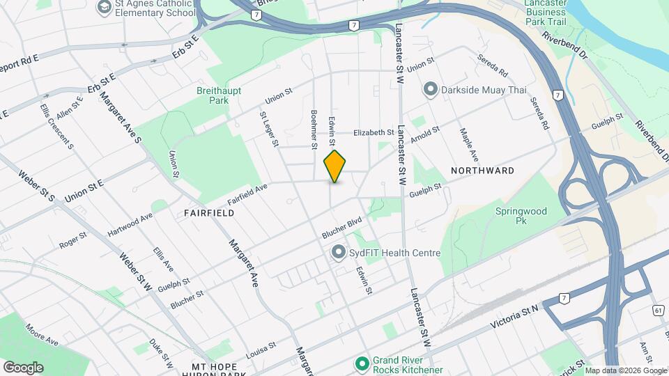 192 Edwin St Map and Location Details