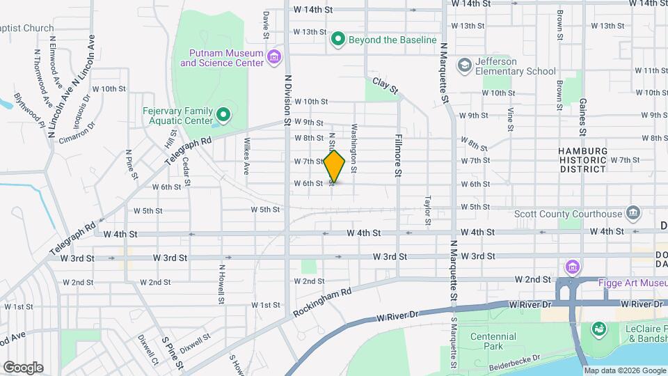 1529 W 6th St, Unit 1529 Map and Location Details