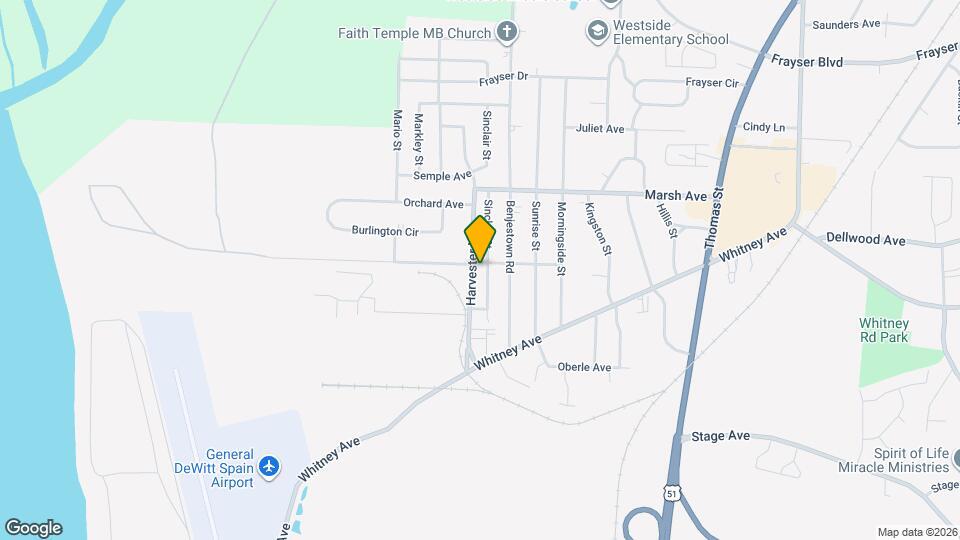 3068 Harvester Ln Map and Location Details