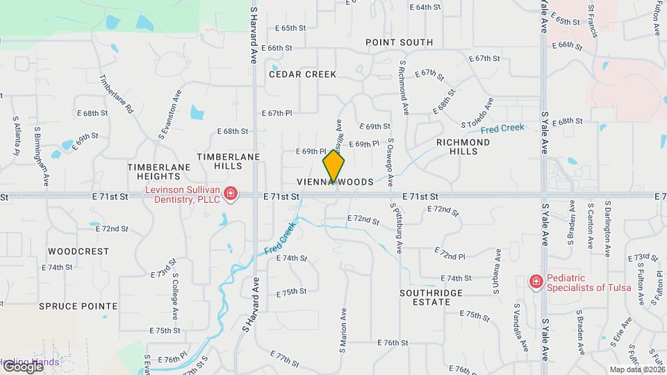 3634 E 70th Pl Map and Location Details