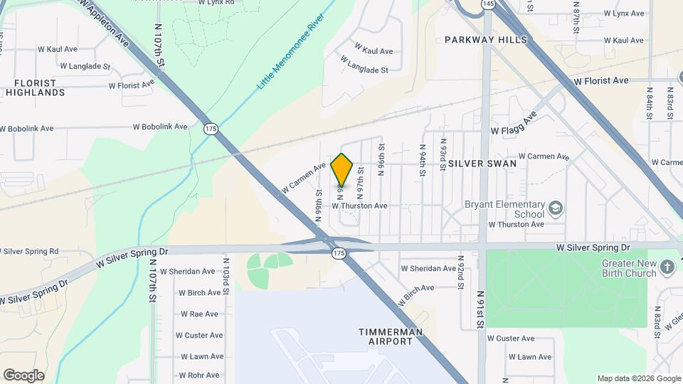 5730 N 98th St Map and Location Details