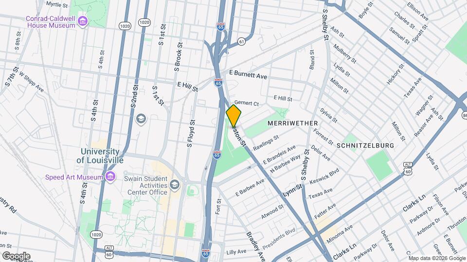 1704 S Preston St Map and Location Details