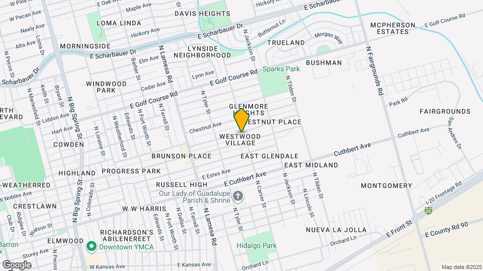 1216 E Parker Ave Map and Location Details