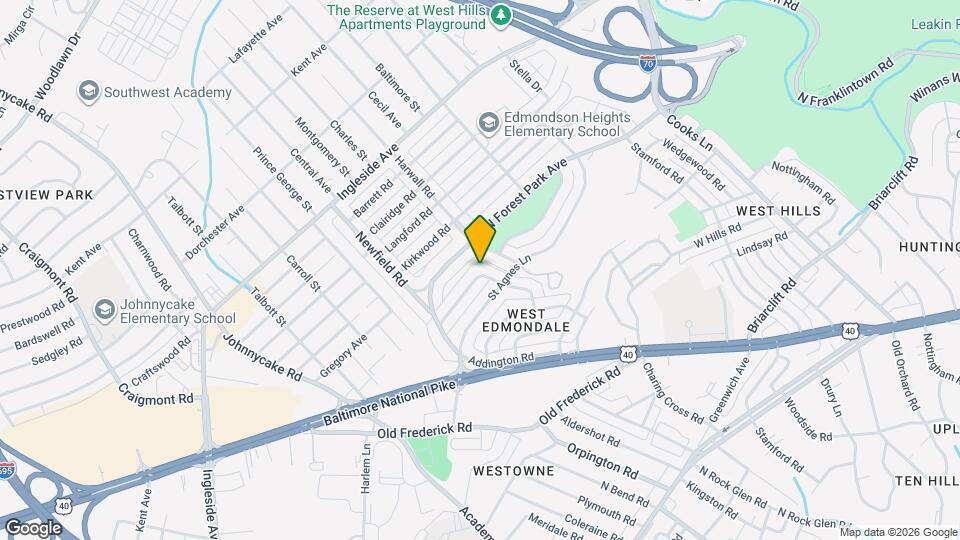 930 Masefield Rd Map and Location Details
