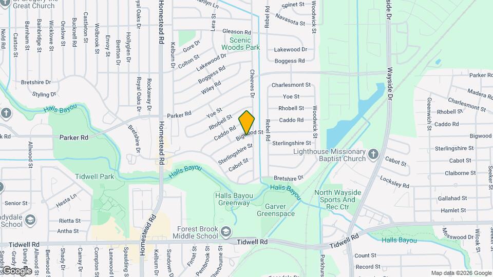 7426 Bigwood St Map and Location Details