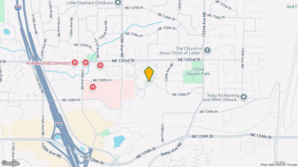 12904 126th Ct NE Map and Location Details