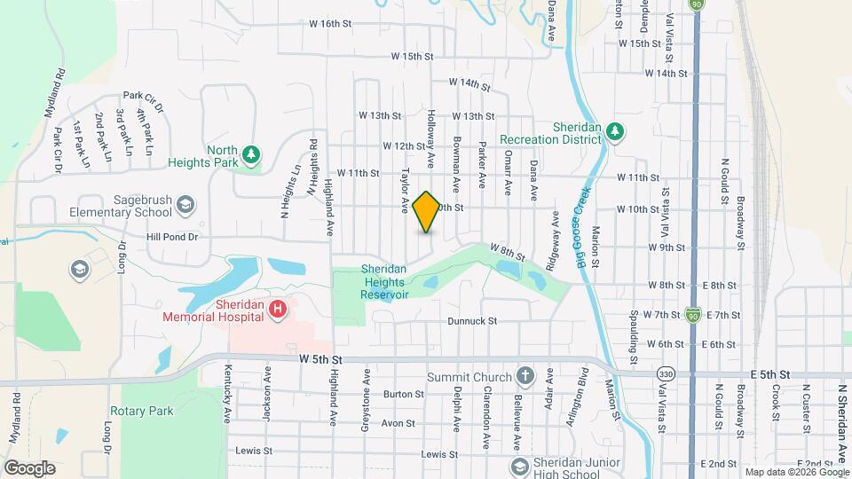 1340 Holloway Ave Map and Location Details