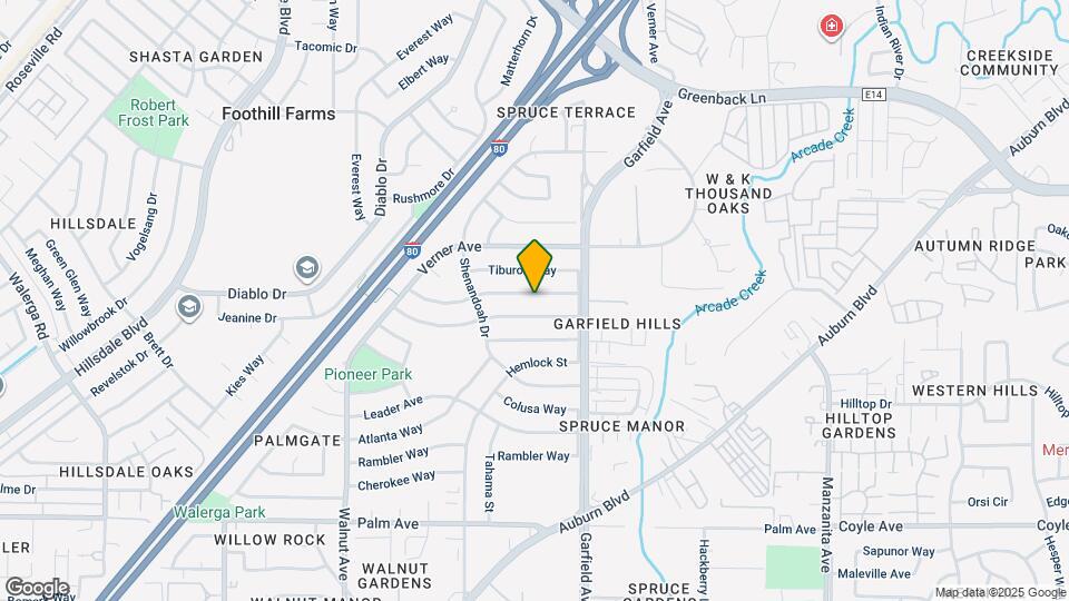 5404 Calistoga Way Map and Location Details