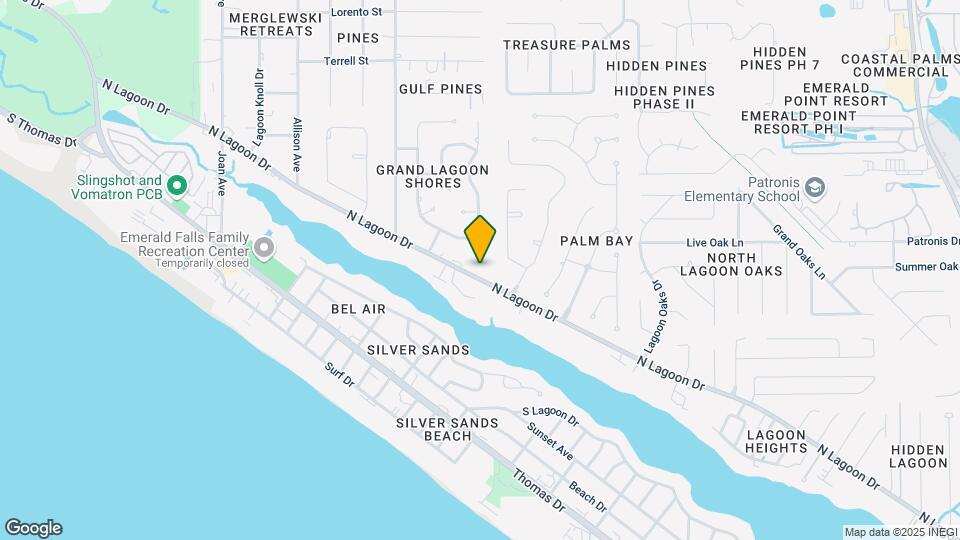 8410 N Lagoon Dr Map and Location Details
