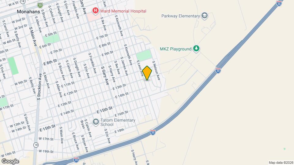 1304 S Leon Ave Mapa y Detalles de la Ubicación