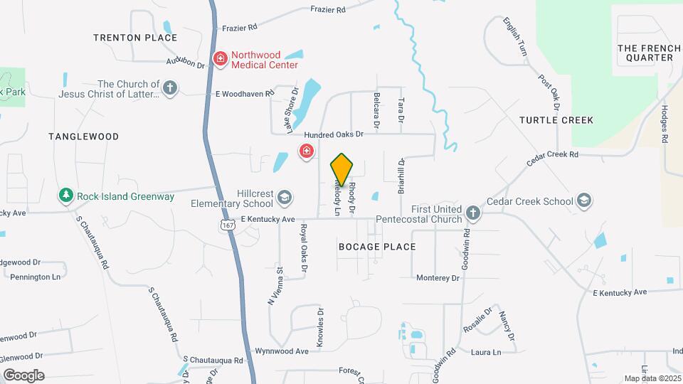 2432 Melody Ln Mapa y Detalles de la Ubicación