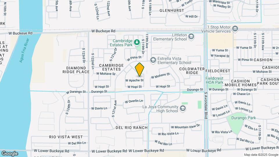 11958 W Apache St Mapa y Detalles de la Ubicación