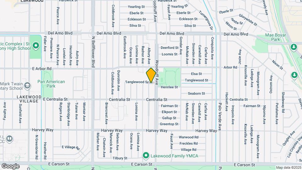4558 Albury Ave Map and Location Details